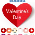 Happy Valentines Day LightScribe Label Backgrounds