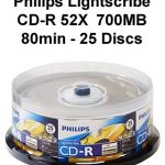 Philips Lightscribe CD-R 52X 700MB 80min - 25 Discs